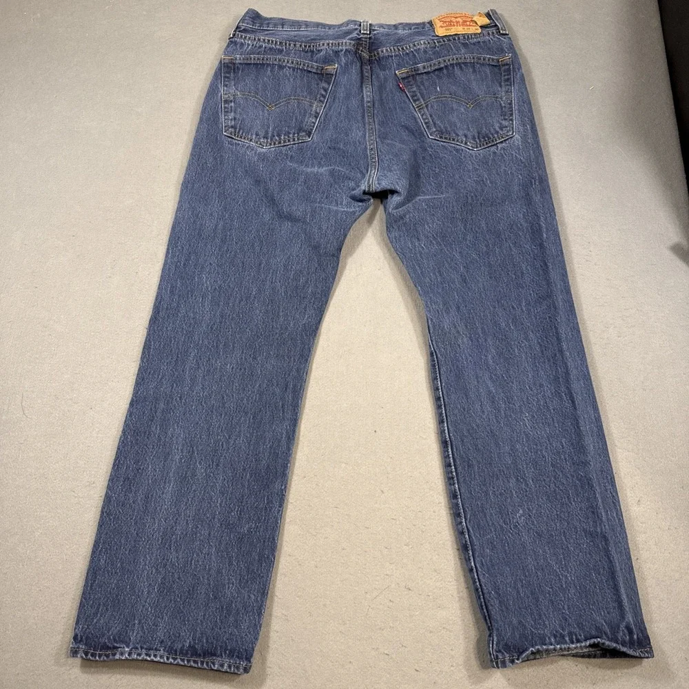 Levis 501 XX Jeans Mens 36X30 Blue Button Fly Straight 501XX Denim Cotton